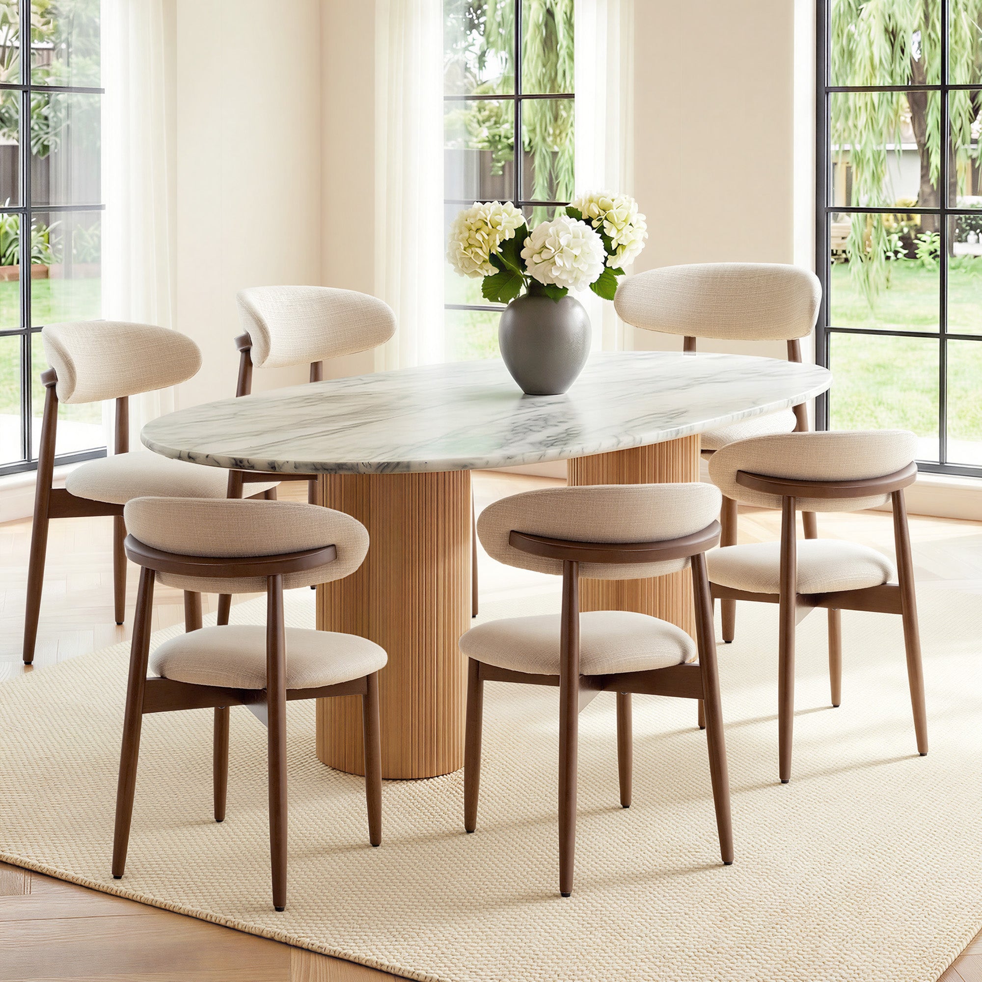 COLAMY NOYA Mid-Century Modern Dining Chair-PRE-ORDER