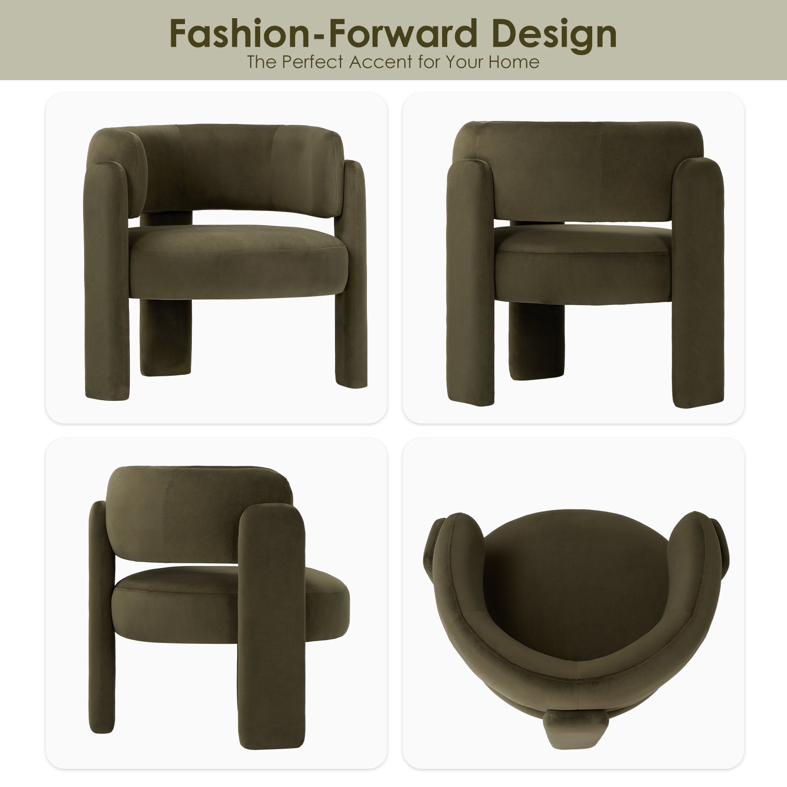 COLAMY Luna Modern Lounge Chair